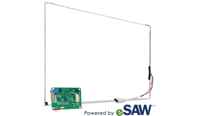 IntelliTouch® de ondas acústicas de superficie, con bisel